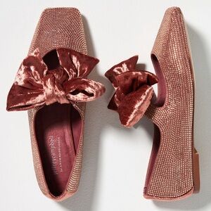 Jeffrey Campbell Women's Pink Embellished Loafers